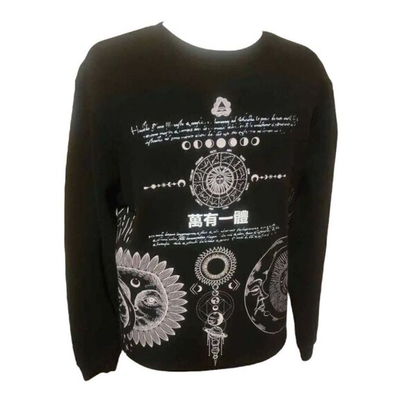 Blind Rooster Crewneck Sweatshirt Tokyo Astrology Men’s Small Art Fashion - Picture 1 of 5
